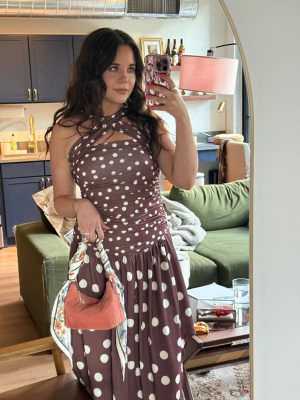 FREE PEOPLE Raylon Midi Dress M